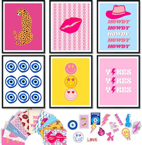 Buy 97 Decor Preppy Room Decor Aesthetic Preppy Wall Art Cheap