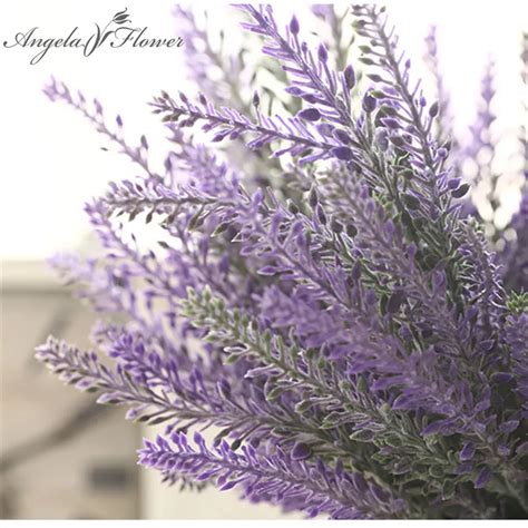 Flor Artificial De Lavanda De Provenza Rom Ntica Decoraci N De Navidad