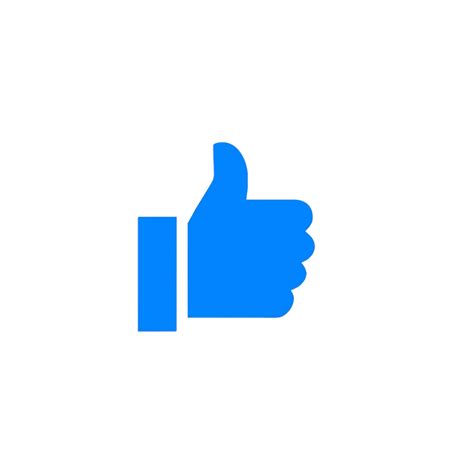 Facebook Like Love React Blue Sticker By Bibekumarshah