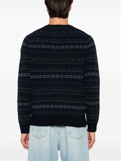 Polo Ralph Lauren Suéter De Tejido Fair Isle Azul FARFETCH MX