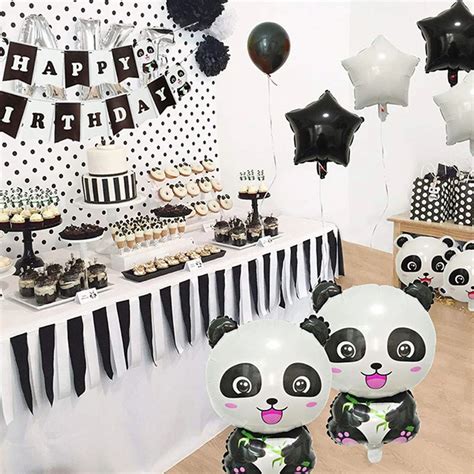 Karikat R Anniversaire Panda Balon Do Um G N Partisi S Slemeleri