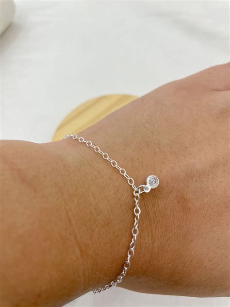 Pulseira Ponto Luz Prata 925 Atacado Cirulli Prata 925 E Semijoias