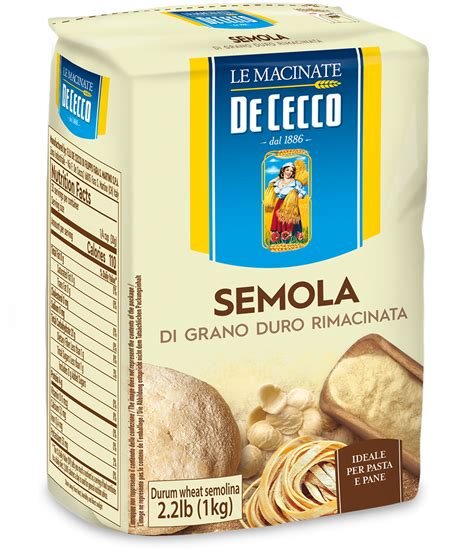 Semola Di Grano Duro Rimacinata Pasta De Cecco