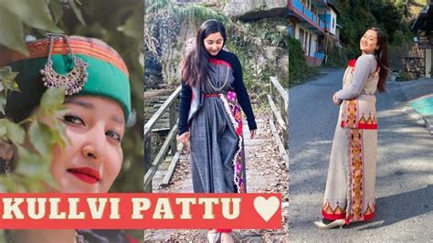 How To Wear Pattu Kullu Traditional Dress ️ Vlog Youtube