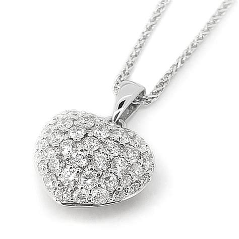 Pave Diamond Heart Pendant - Troy O'Brien Fine Jewellery