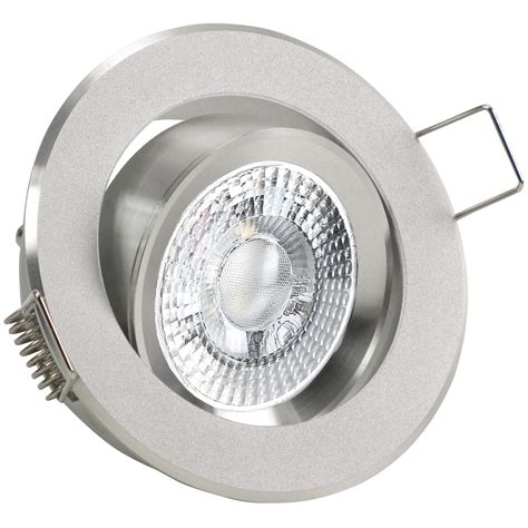 LED Decken Einbaustrahler Set 230V Einbau Spots 4W 6W 7W Dimmbar GU10