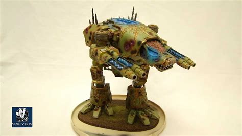 Hobby Showcase Chaos Warhound Titan Airbrushed Forge World Warhammer