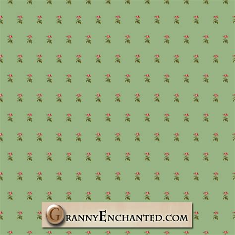 Granny Enchanted S Blog Free Tea Rose Sage Digi Scrapbook Paper