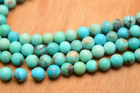 Arizona Turquoise Rounds Natural Arizona Turquoise Smooth Etsy