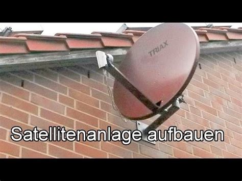 Satellitenfernsehen Installieren Dvb S Anschlie En Satellitenanlage