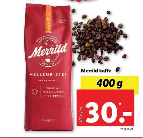 Merrild Kaffe Tilbud Hos Lidl