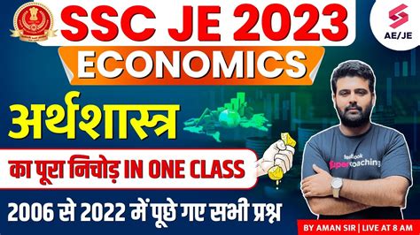 Ssc Je General Awareness 2023 Ssc Je Economics Previous Year Question