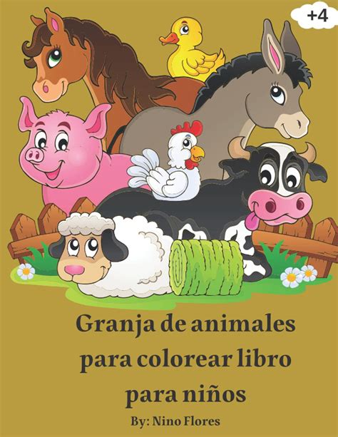 Buy Granja De Animales Para Colorear Libro Paraniños La Vida En La