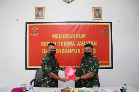 Memorandum Serah Terima Jabatan Danmenbanpur Marinir Pasmar