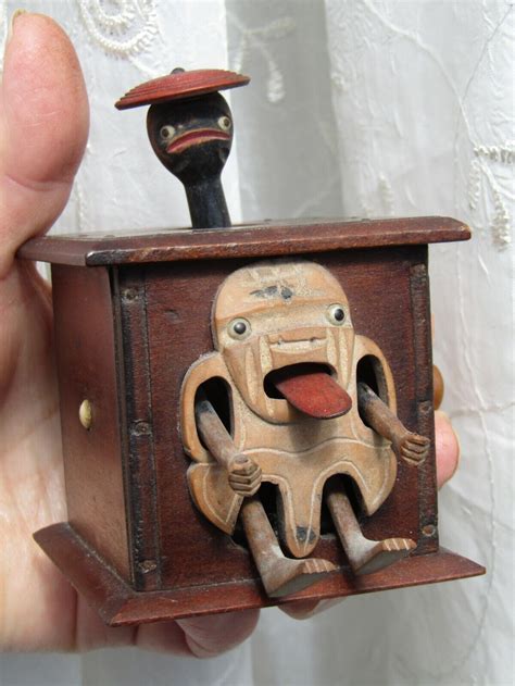 Antique Japanese Meiji Period Or Victoria Period Kobe Wooden Toy