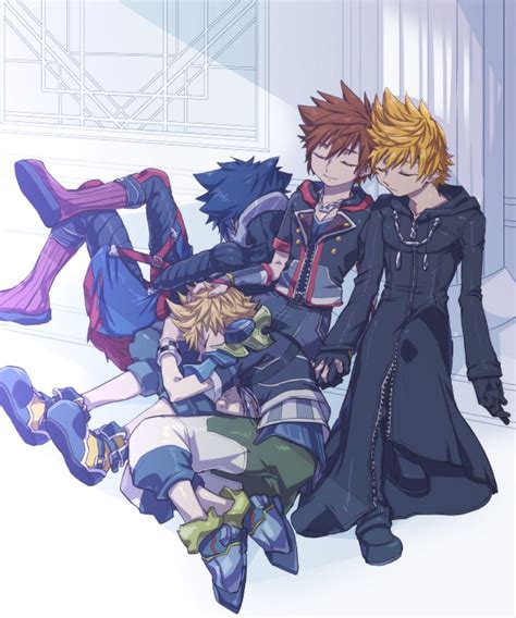 Vanitas Ventus Sora And Roxas Kingdom Hearts Characters Kingdom