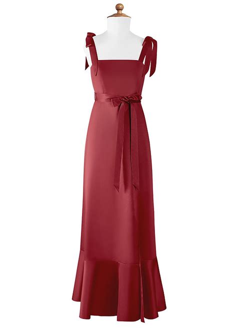 Pomegranate Azazie Barbara Jbd Junior Bridesmaid Dresses Azazie