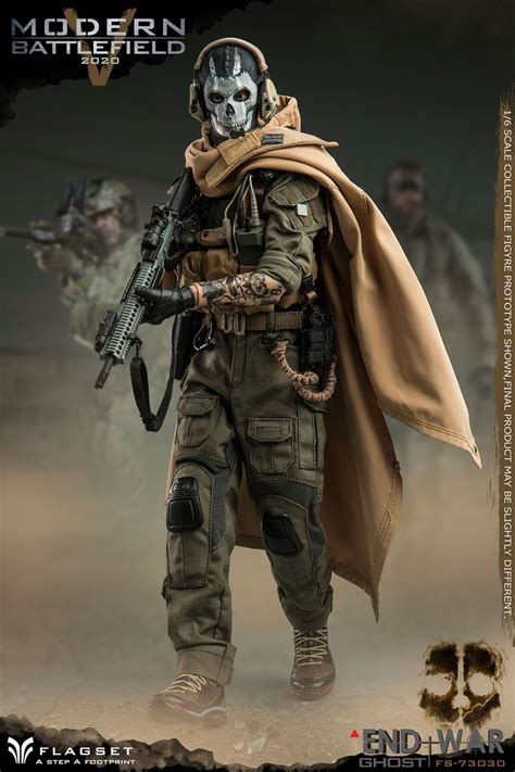 Fs 73030 Flagset 16 Modern Battlefield End War V Ghost Toysfanatic