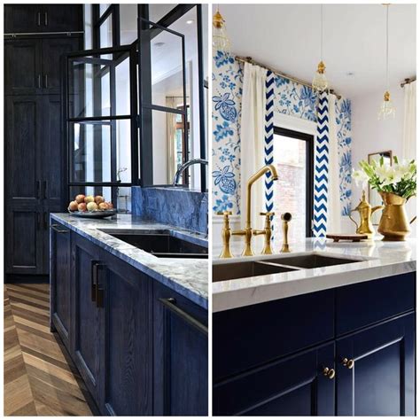 4 Ways To Use Navy Blue In Your Kitchen Big Chill Blue White Kitchens Blue Kitchens Navy