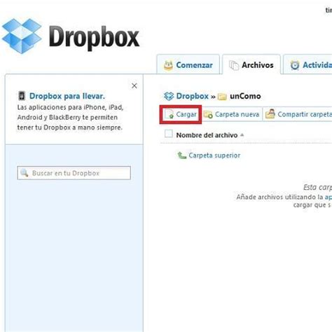 Cómo compartir una carpeta en Dropbox 5 pasos