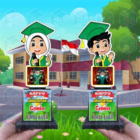 Jual Hadiah Souvenir Wisuda Souvenir Plakat Wisuda Akrilik Tk Paud