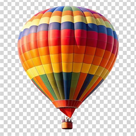 Premium Psd Hot Air Balloon Isolated On Transparent Background