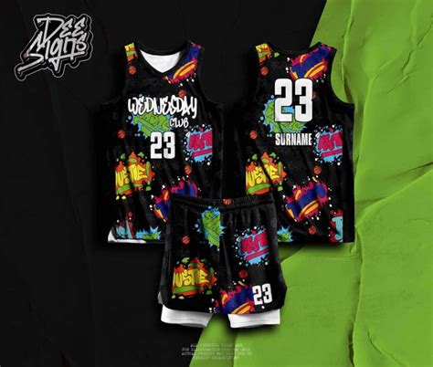 New Basketball Wednesday Club 01 Jersey Free Customize Of Name And