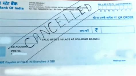 How To Cancel A Cheque Steps For Writing A Canceled Cheque