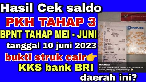 Pkh Hari Ini Hasil Cek Saldo Pkh Tahap Bpnt Tahap Mei Juni