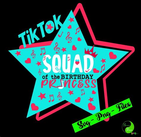 Tik Tok Birthday Squad Svg Birthday Squad Svg Tik Tok Squad Etsy Canada