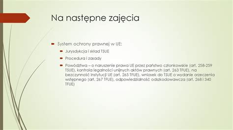 Stosowanie prawa UE презентация онлайн