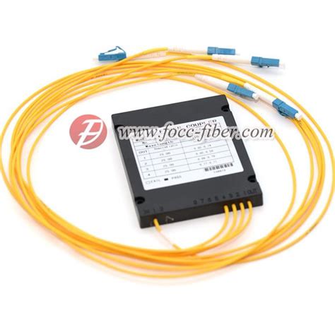 1x4 PLC Fiber Splitter ABS Module LC UPC 2 0mm 3 0mm Suppliers And