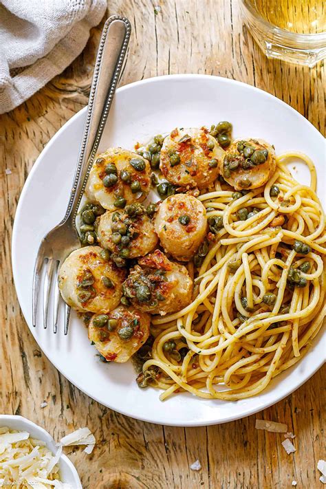 Pan Seared Scallop Pasta Recipe Pan Seared Scallops Recipe With Pasta