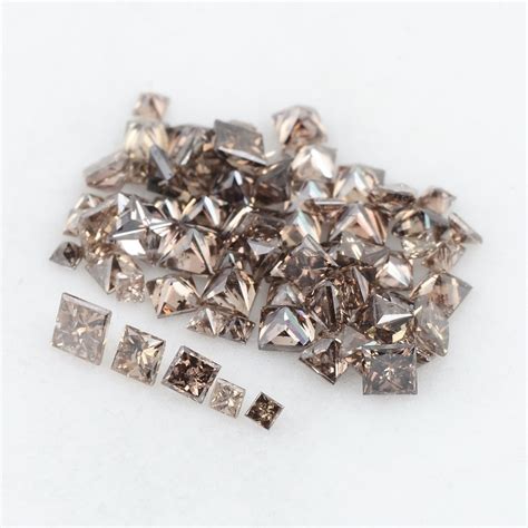 69 Pcs Diamant 2 24 Ct Brillant Prinzess Natural Fancy Mix Brown