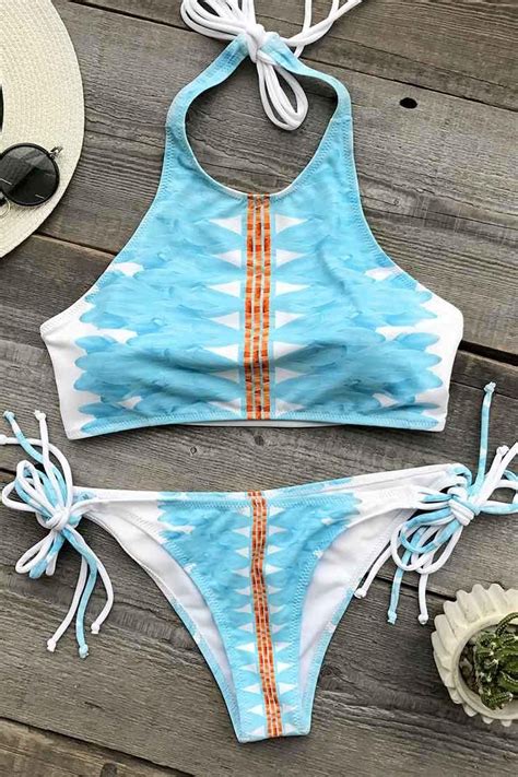 Adorewe Cupshe Cupshe ️designer Womens Fresh And Clean Halter Bikini