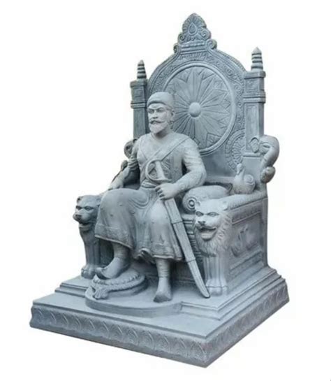 Slate Grey Ft Frp Chatrapati Shivaji Maharaj Statue For Exterior At