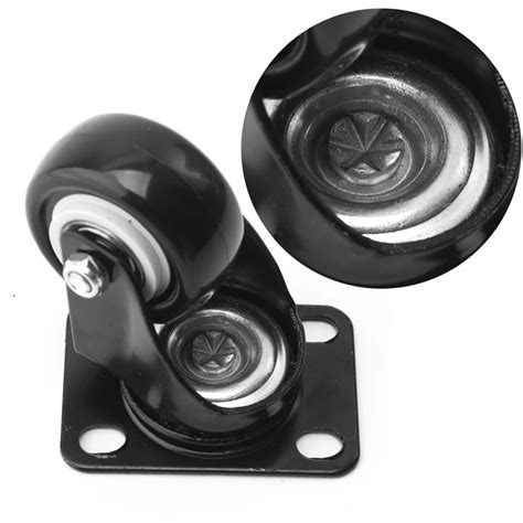 Inch Heavy Duty Caster Wheels Rubber Swivel Casters With Degree