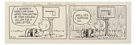 Lot Detail Original Peanuts Strip Hand Drawn By Charles Schulz