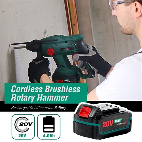 Brushless Cordless Rotary Hammer Posenpro 20v Sds Plus Rotary Hammer