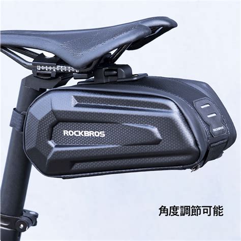 Rockbrosロックブロスサドルバッグ 17l 自転車 ハードシェルバッグ 両サイドオープンタイプ 防水 B69 自転車関連グッズ