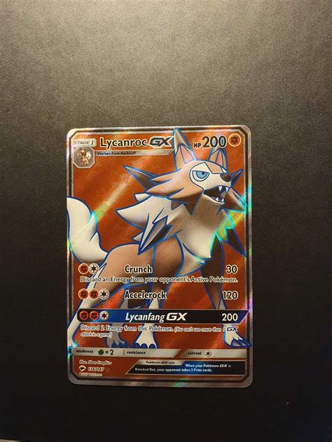 Pokemon Lycanroc Gx Burning Shadows K P P Tradera