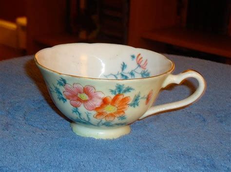 Made In Occupied Japan Peony Teacup Circa 1946 1952 By 7awestcollectibles On Etsy Teacup