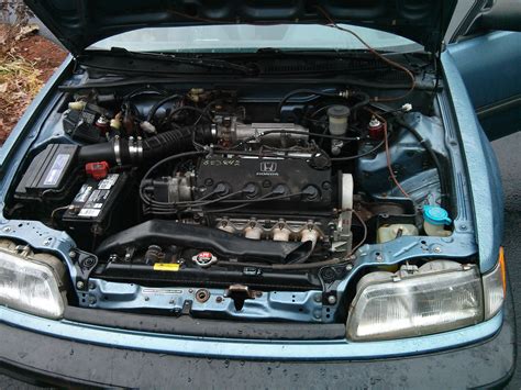 Finally finished up the D16Z6 swap in my EF sedan : Honda