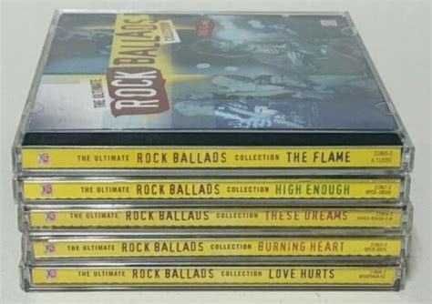 Lot Of 5 Time Life The Ultimate Rock Ballads Collection Music CD S EBay