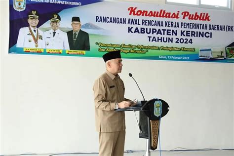 Bupati Adirozal Resmi Buka Konsultasi Publik Rancangan Awal Rencana