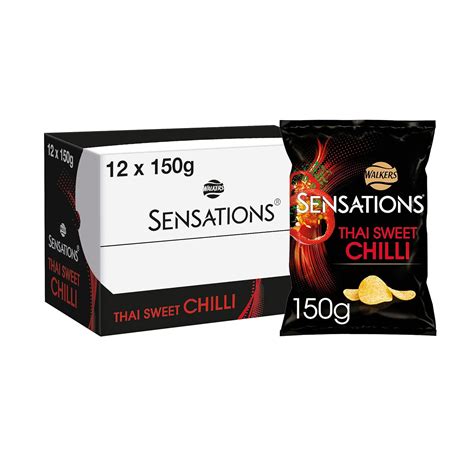 Amazon.com: Walkers Sensations Thai Sweet Chilli Crisps 150G