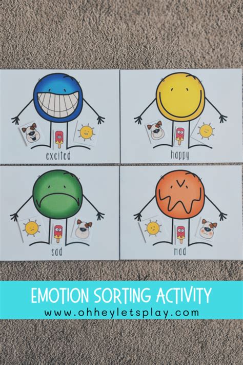 Emotion Sorting Activity — Oh Hey Lets Play