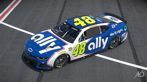 Alex Bowman 48 Ally Jimmie Johnson Throwback By Colton Loomis