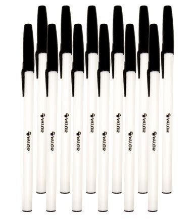 Valor Products Bulk Stick Pens Black 144Ct