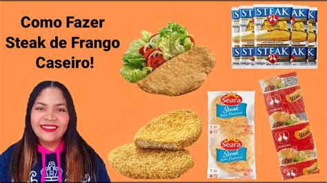 Receita De Steak De Frango Caseiro Youtube